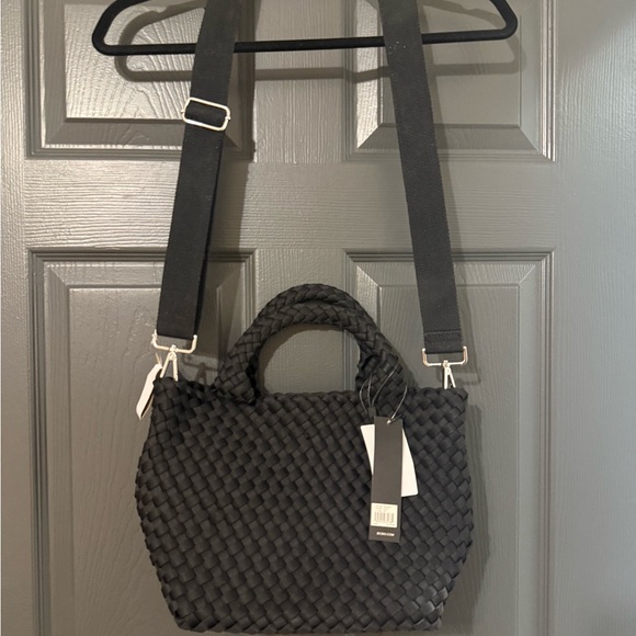 BCBG Handbags - BCBG Black Braided Tote Bag